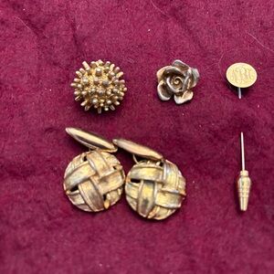 Gold-Tone Women's Accessory Set